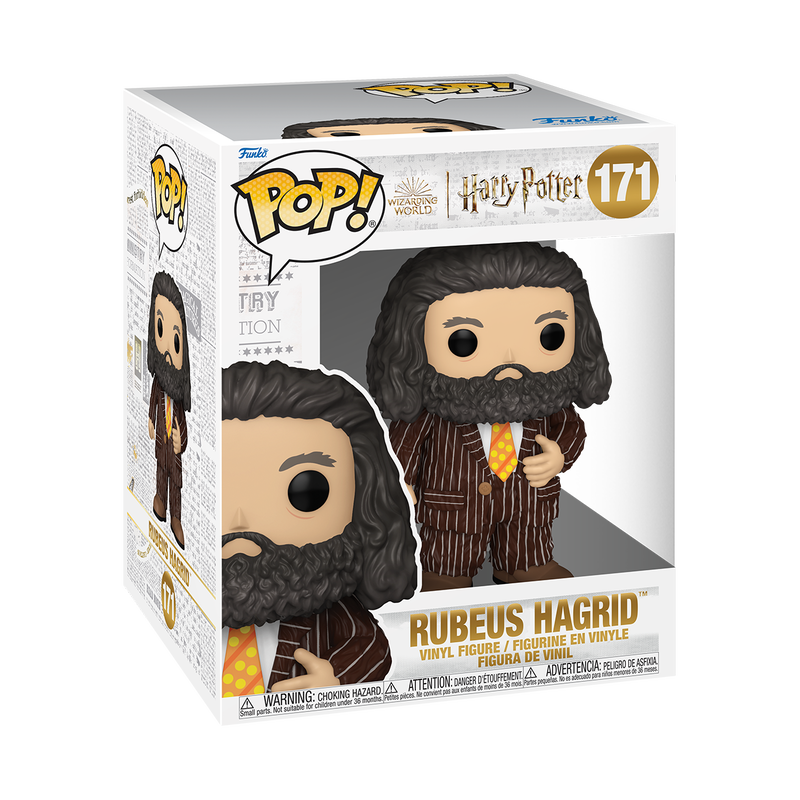 Rubeus Hagrid avec tenue en peau d'animal