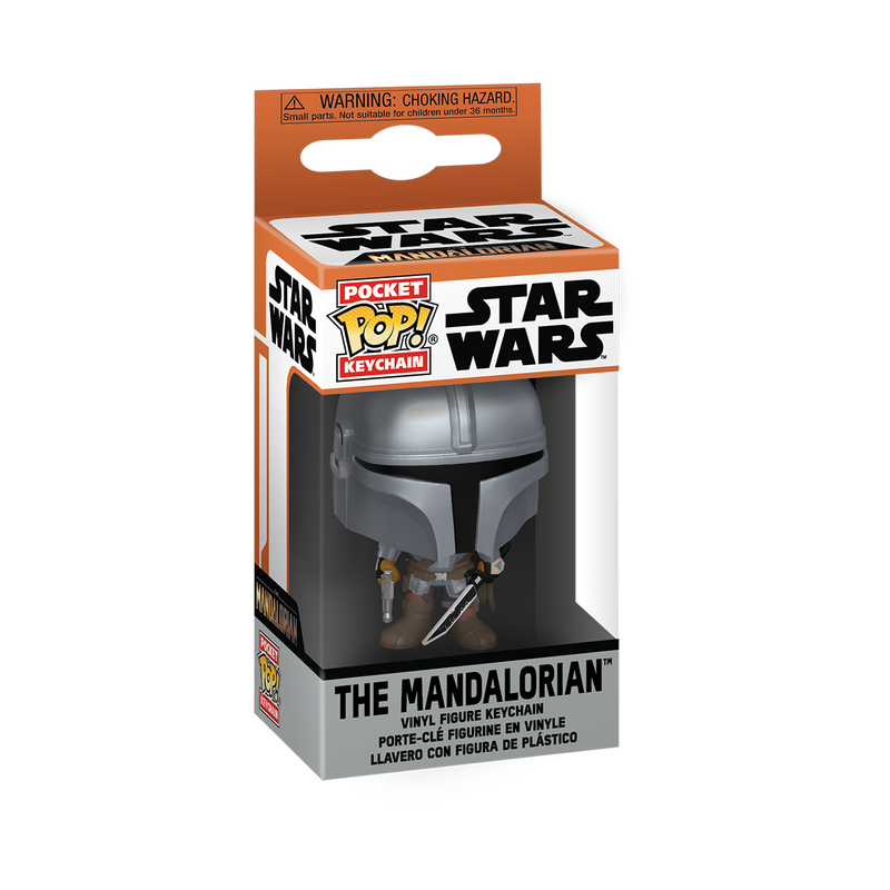 The Mandalorian with Darksaber - Pop! Keychain