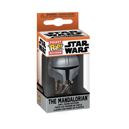 The Mandalorian with Darksaber - Pop! Keychain