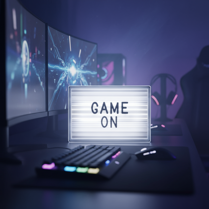 A6 LED-Buchstabentafel