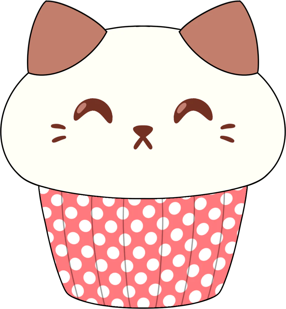 Peluche Kitty Cupcake