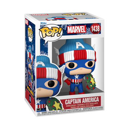 Captain America with Christmas Wreath (Holiday) - PRE-ORDER* 