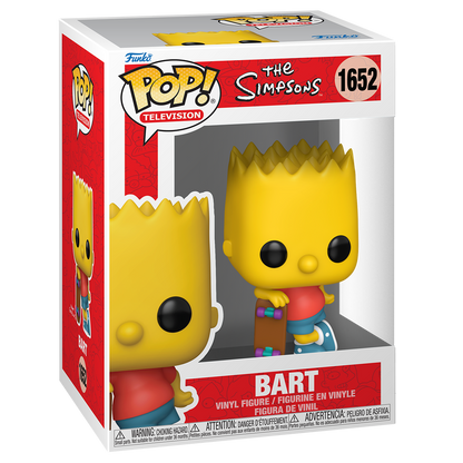 Pop! Bart Simpson with Skateboard - PRE-ORDER*