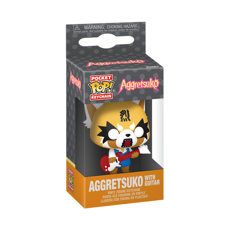 Pop! Schlüsselanhänger Aggretsuko mit Gitarre