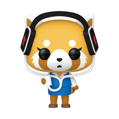 Pop! Aggretsuko mit Kopfhörern