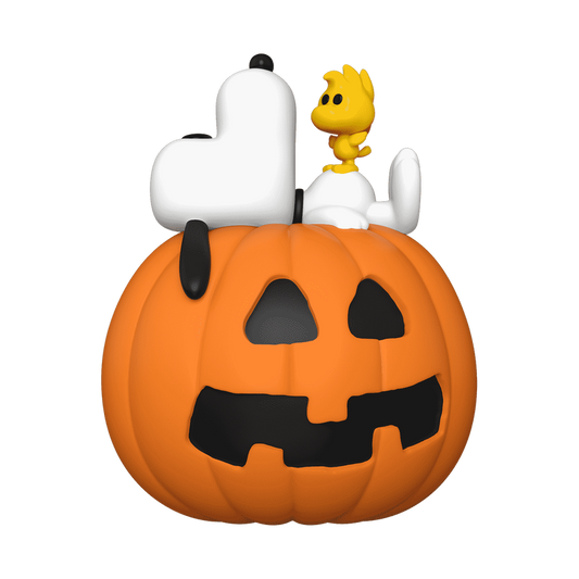 Pop! Deluxe Snoopy &amp; Woodstock with Pumpkin