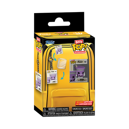 bitty pop accessories keychain cases 4 pack