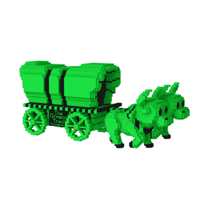 Pop! Rides Super Deluxe the Oregon Trail Oxen and Wagon (Green & Black)