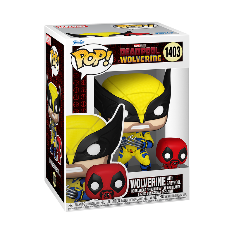 Wolverine with Babypool - Pop! &amp; Buddy 