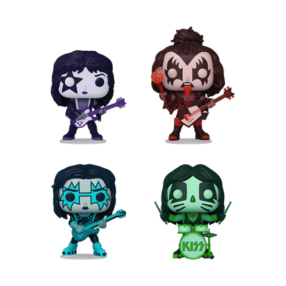 Pop! KISS (Color Spotlight) 4-Pack