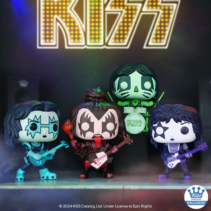 Pop! KISS (Color Spotlight) 4-Pack