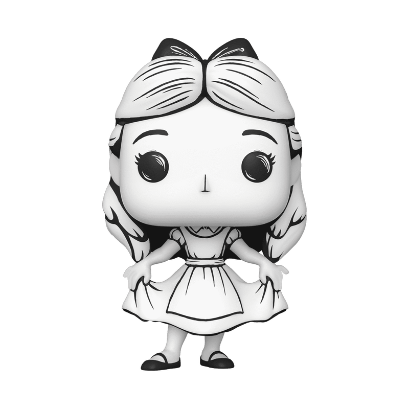 Pop! Alice (Curtsying) (Sketched)