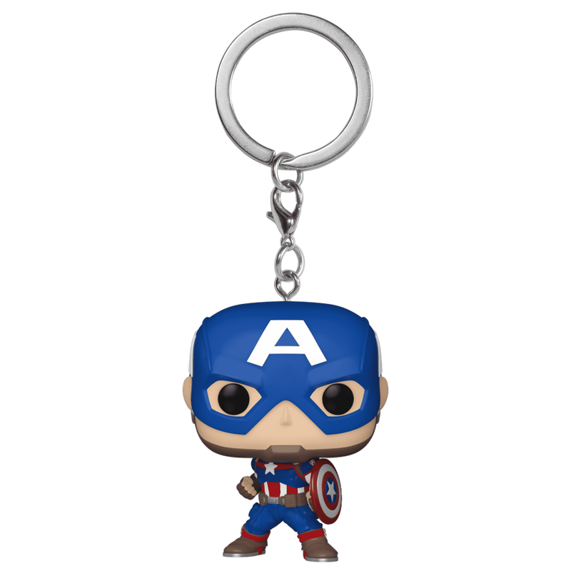 pop keychain captain america marvel new classics