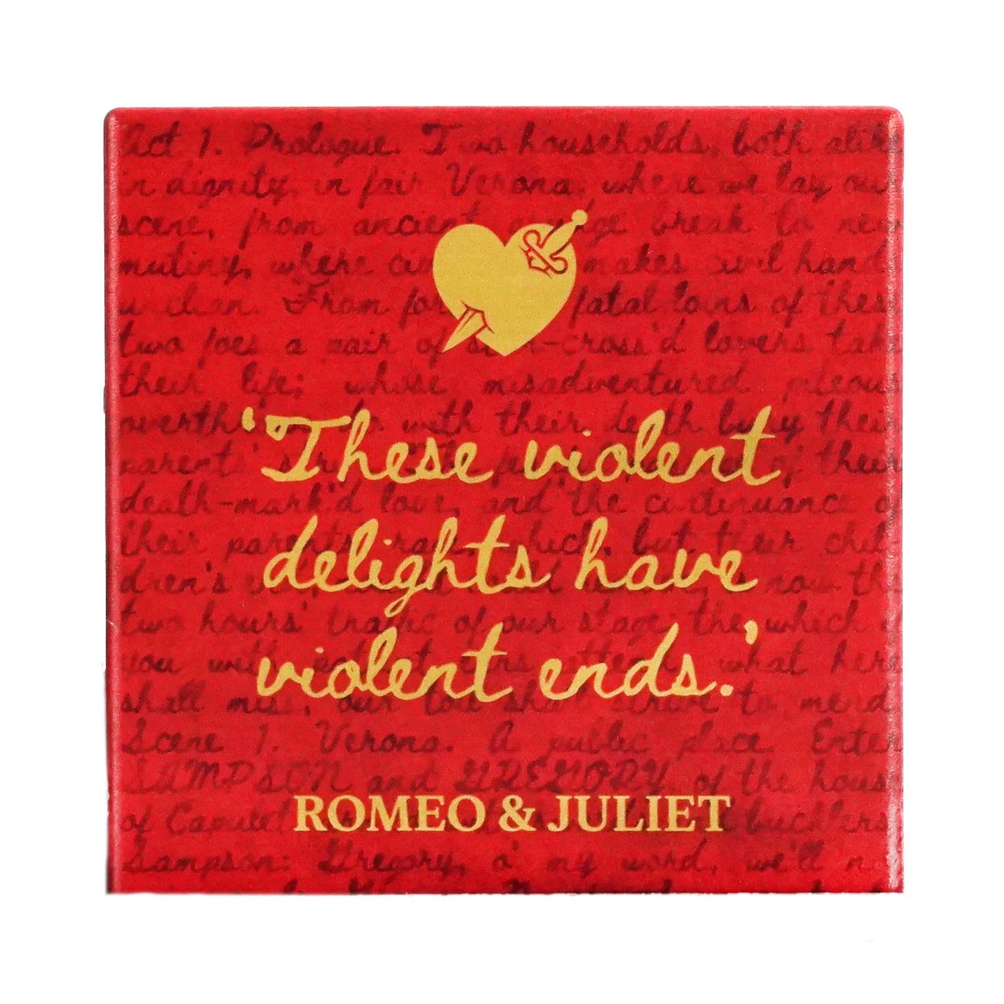 Shakespeare Keramikuntersetzer – Romeo & Julia