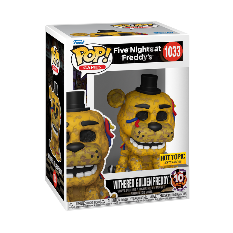 Pop! Withered Golden Freddy