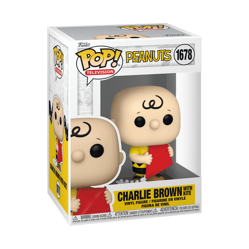 pop charlie brown with kite 1678
