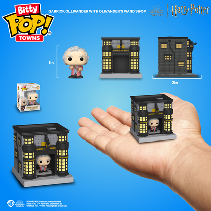 Bitty Pop! Towns Garrick Ollivander et le Magasin de Baguettes d'Ollivander