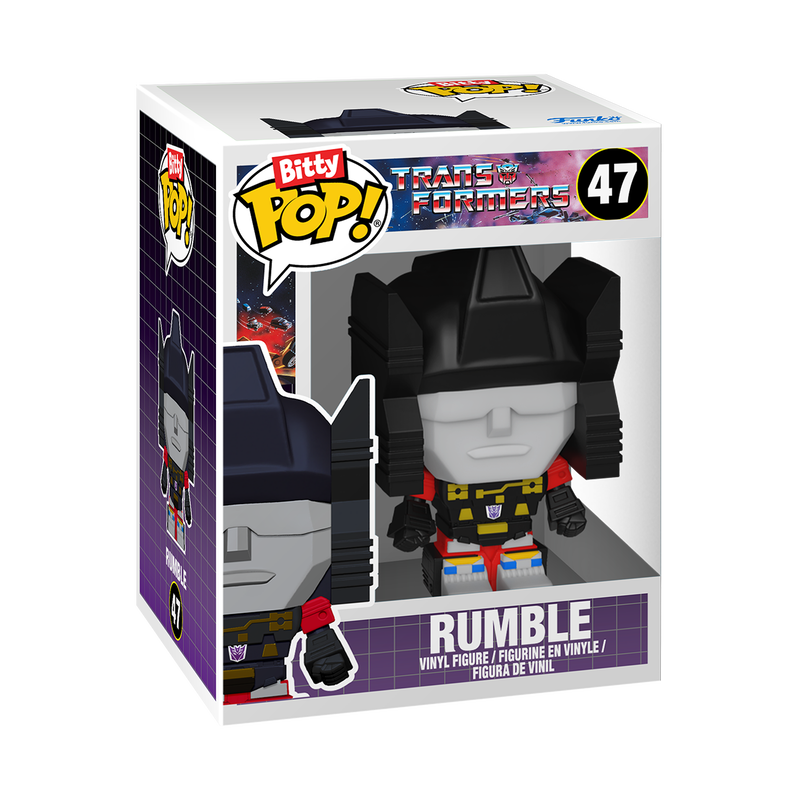 Bitty Pop! Soundwave bot with Rumble