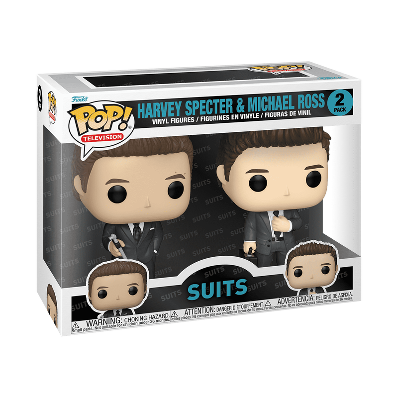 pop harvey specter michael ross 2 pack