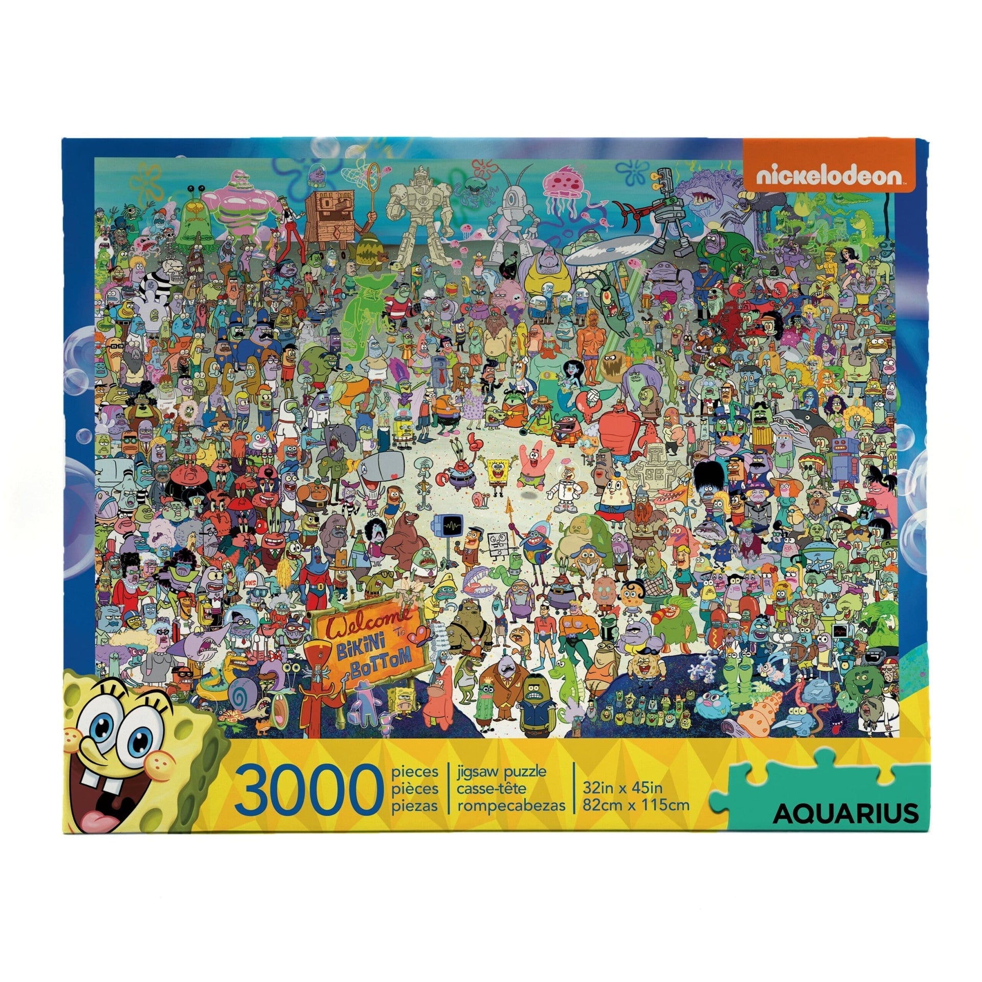 Funko Puzzle Bob l'éponge - Bikini Bottom 3000p