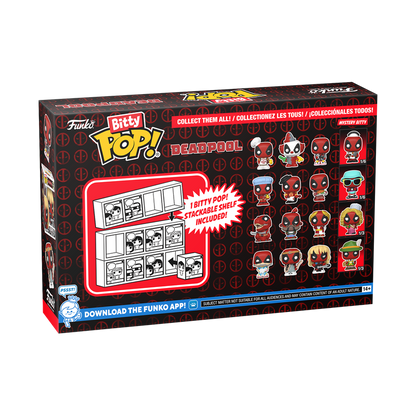 Bitty Pop! Deadpool 4er-Pack Serie 1