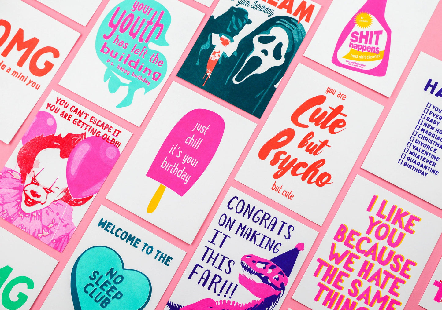 Pennywise-Postkarte: Du kannst IHM nicht entkommen (Risodruck)