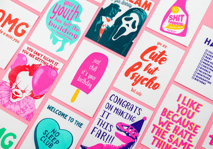 Pennywise-Postkarte: Du kannst IHM nicht entkommen (Risodruck)