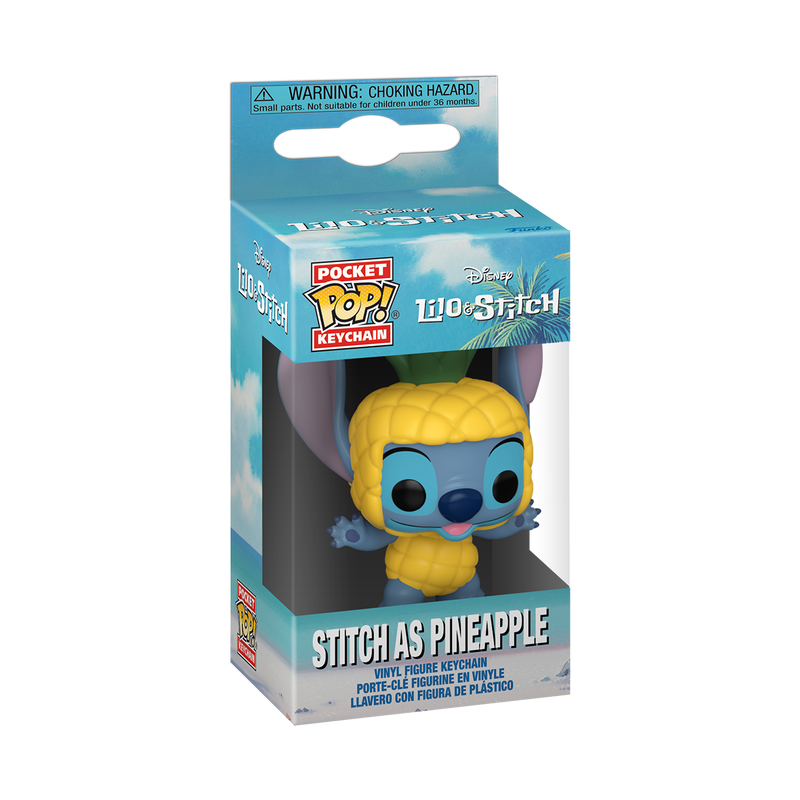Pop! Stitch Schlüsselanhänger in Ananas