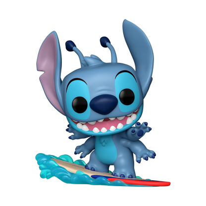 Pop! Stitch auf Surfbrett