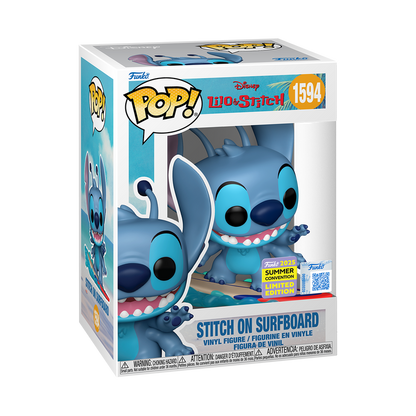 Pop! Stitch auf Surfbrett