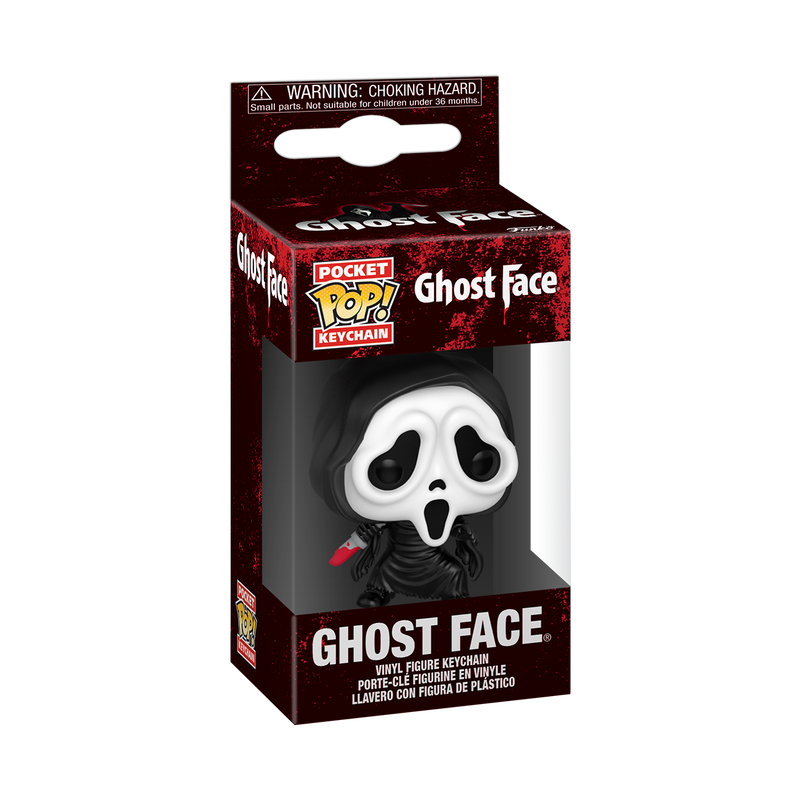 Porte-clés Funko Pop! Ghost Face avec couteau – vue alternative