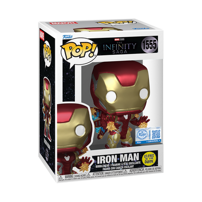 Pop! Plus Iron Man (Glow) #1555 - vue officielle Funko