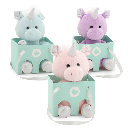 Licorne en Peluche Surprise - 15 cm - dès la naissance