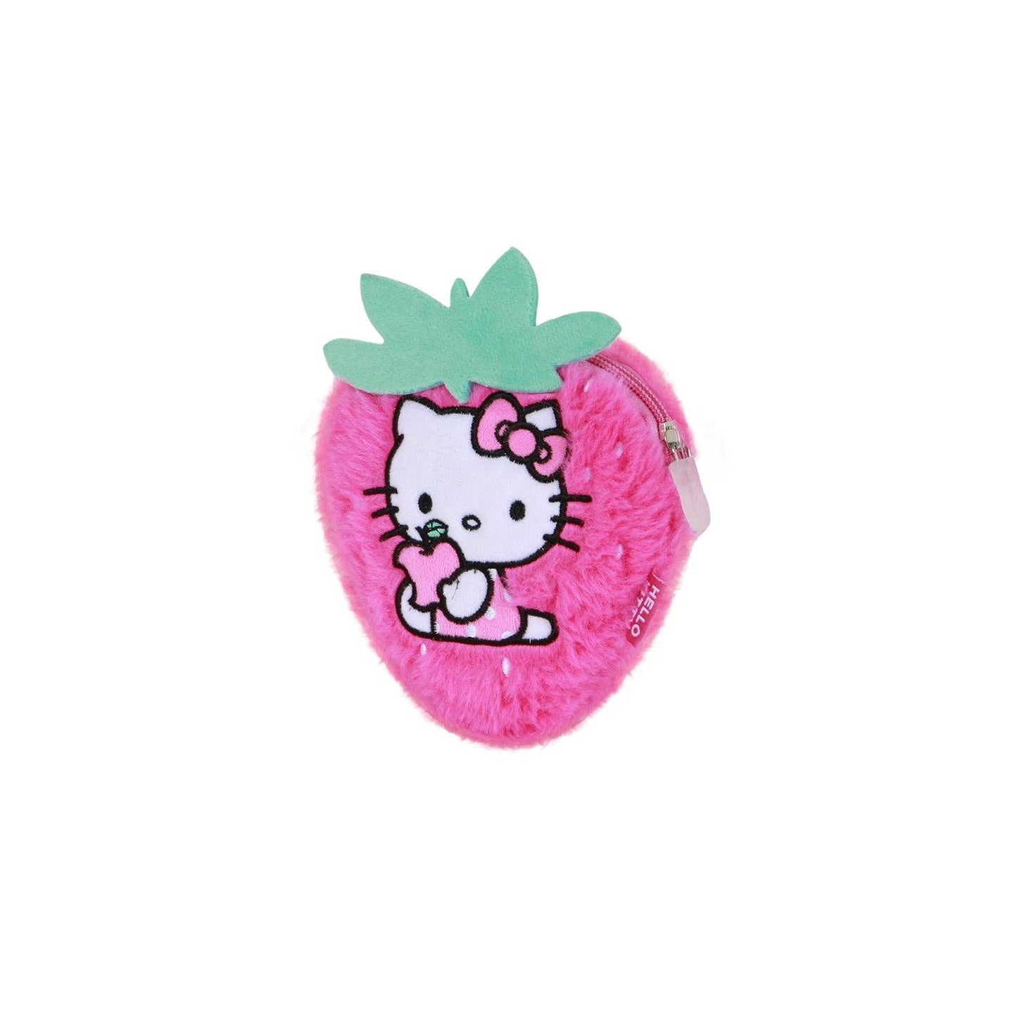 Hello Kitty Plüsch-Geldbörse – Erdbeere
