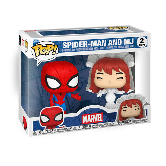 Pop! Spider-Man and MJ 2-Pack – vue officielle Funko