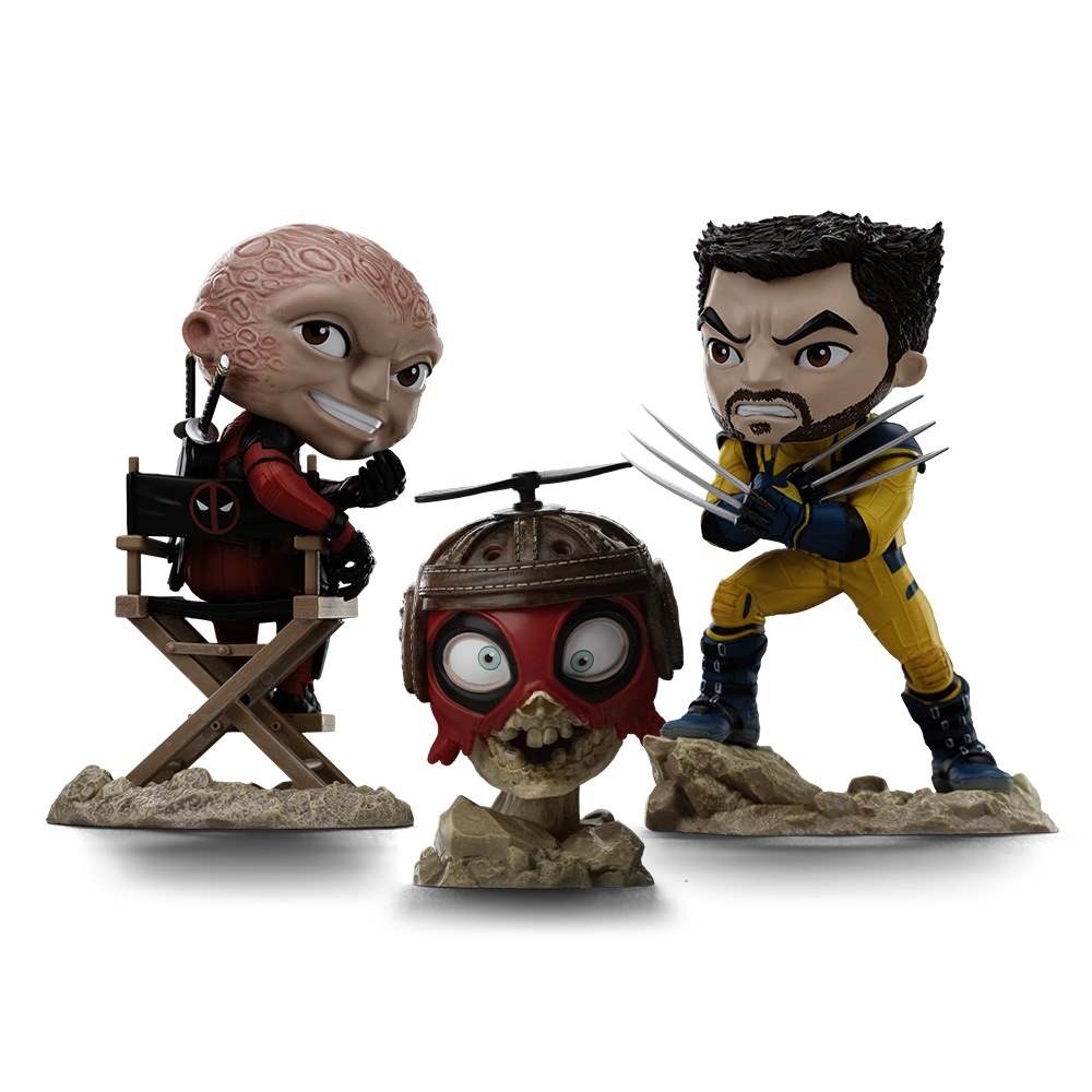 Deadpool, Wolverine und Headpool Figur - Deadpool & Wolverine - Mini Co.