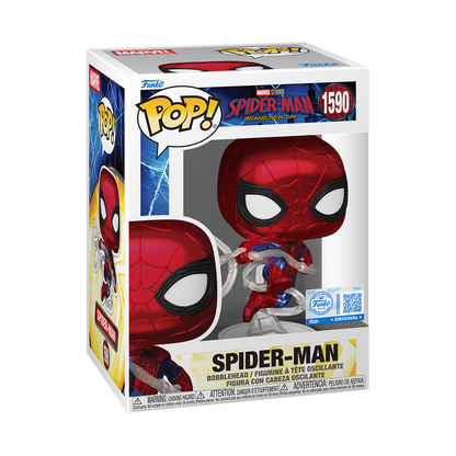 Funko Pop! Spider-Man (Brand New Day) (Metallic) #1590 - vue officielle 2