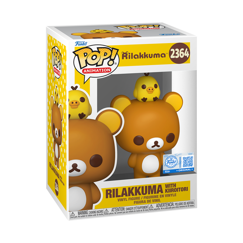 Pop! Rilakkuma avec Kiiroitori – boîte officielle Funko #2364