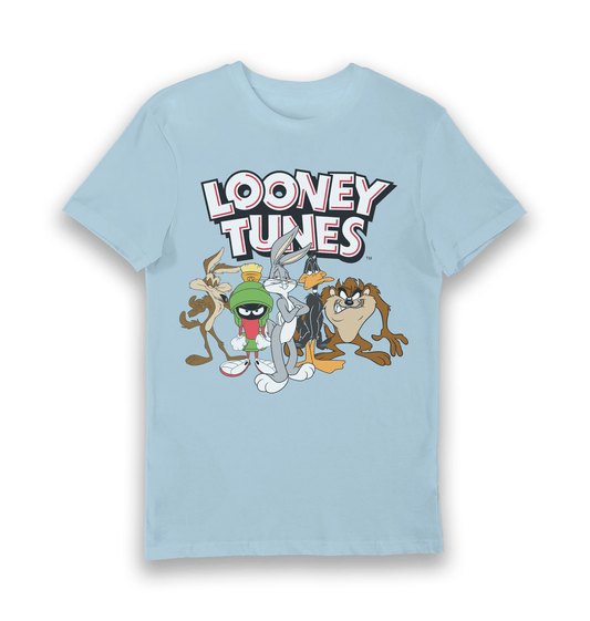 T-shirt Looney Tunes groupe avec logo