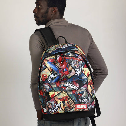 HS FAN 2.2 Marvel Spider-Man Rucksack "Panels"