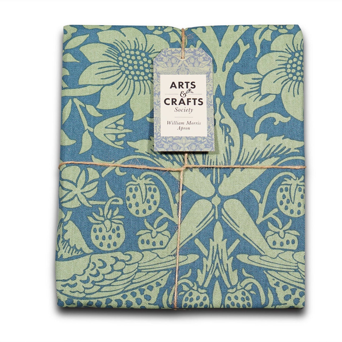 Tablier William Morris - en coton recyclé Sage vert