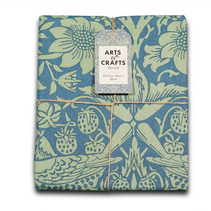 Tablier William Morris - en coton recyclé Sage vert