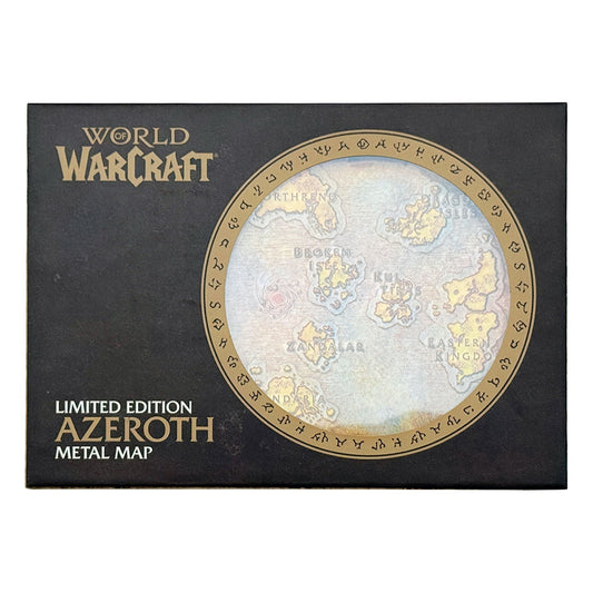 World of Warcraft - Limited Edition Metal Map of Azeroth