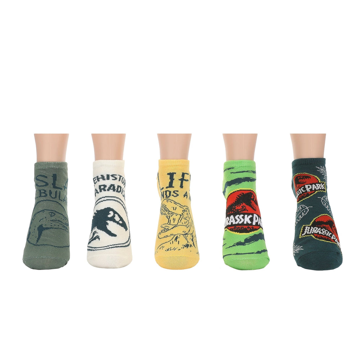Chaussettes femme Jurassic Park - lot de 5 paires