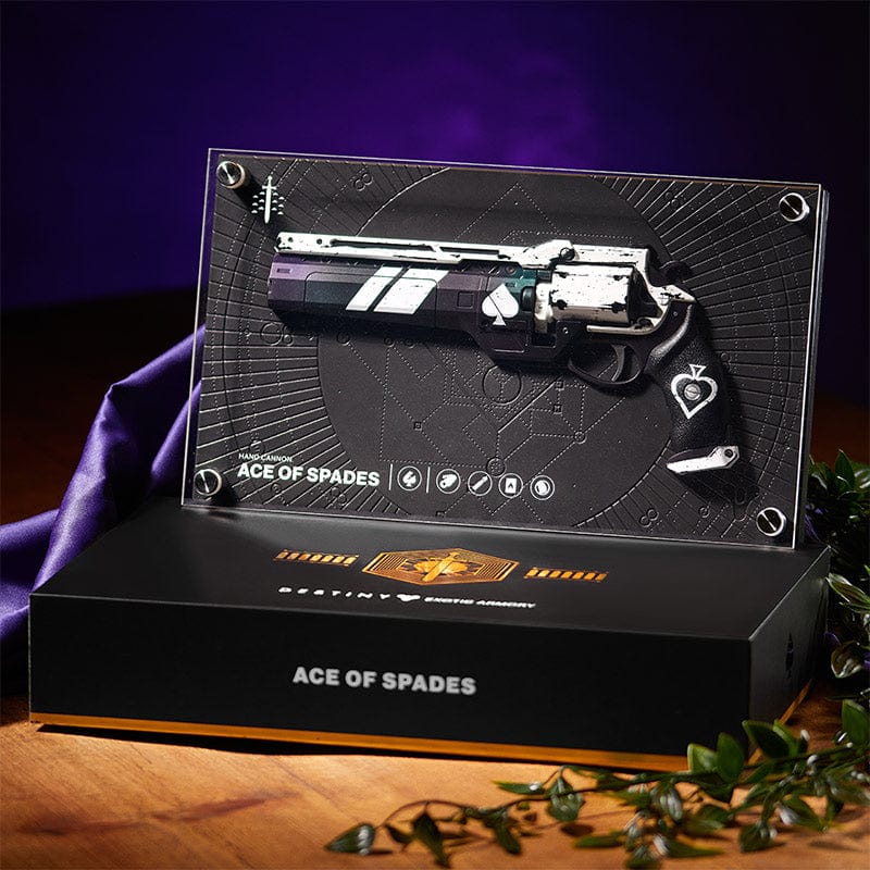 Destiny Exotic Armory Collection "Ace of Spades" Replica Plate