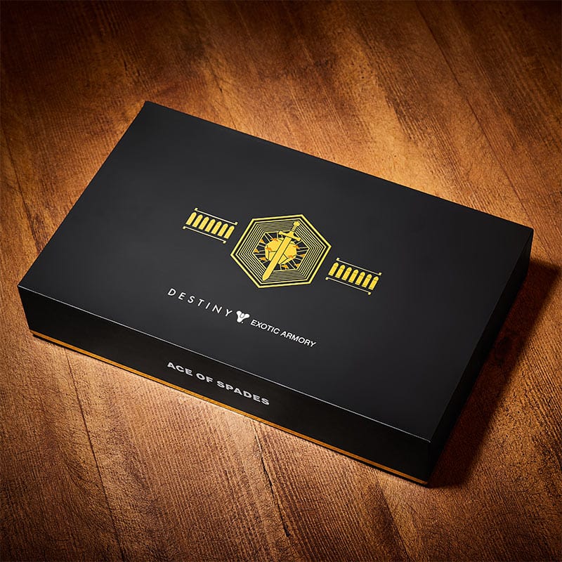 Destiny Exotic Armory Collection "Ace of Spades" Replica Plate