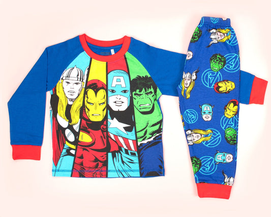 Pajamas – Avengers Set – blue