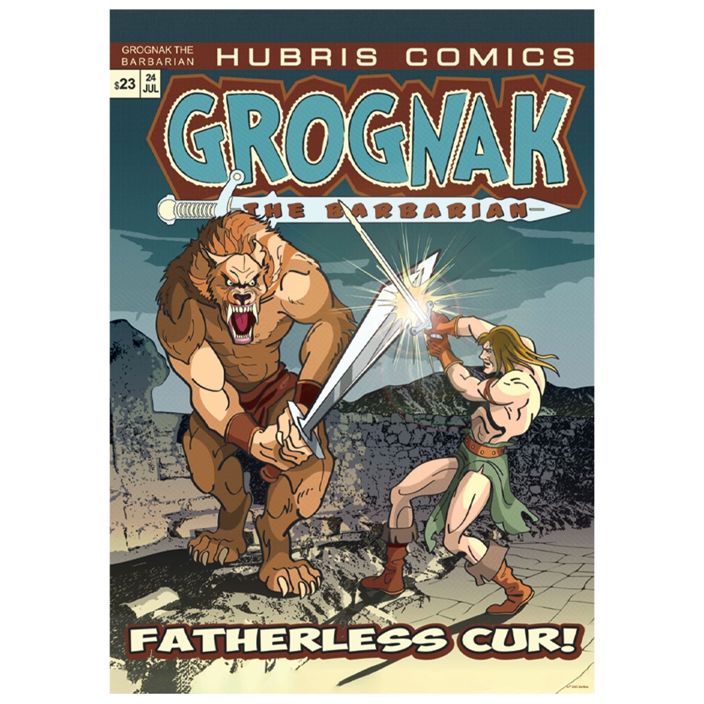 Affiche collector Fallout - Grognak A3