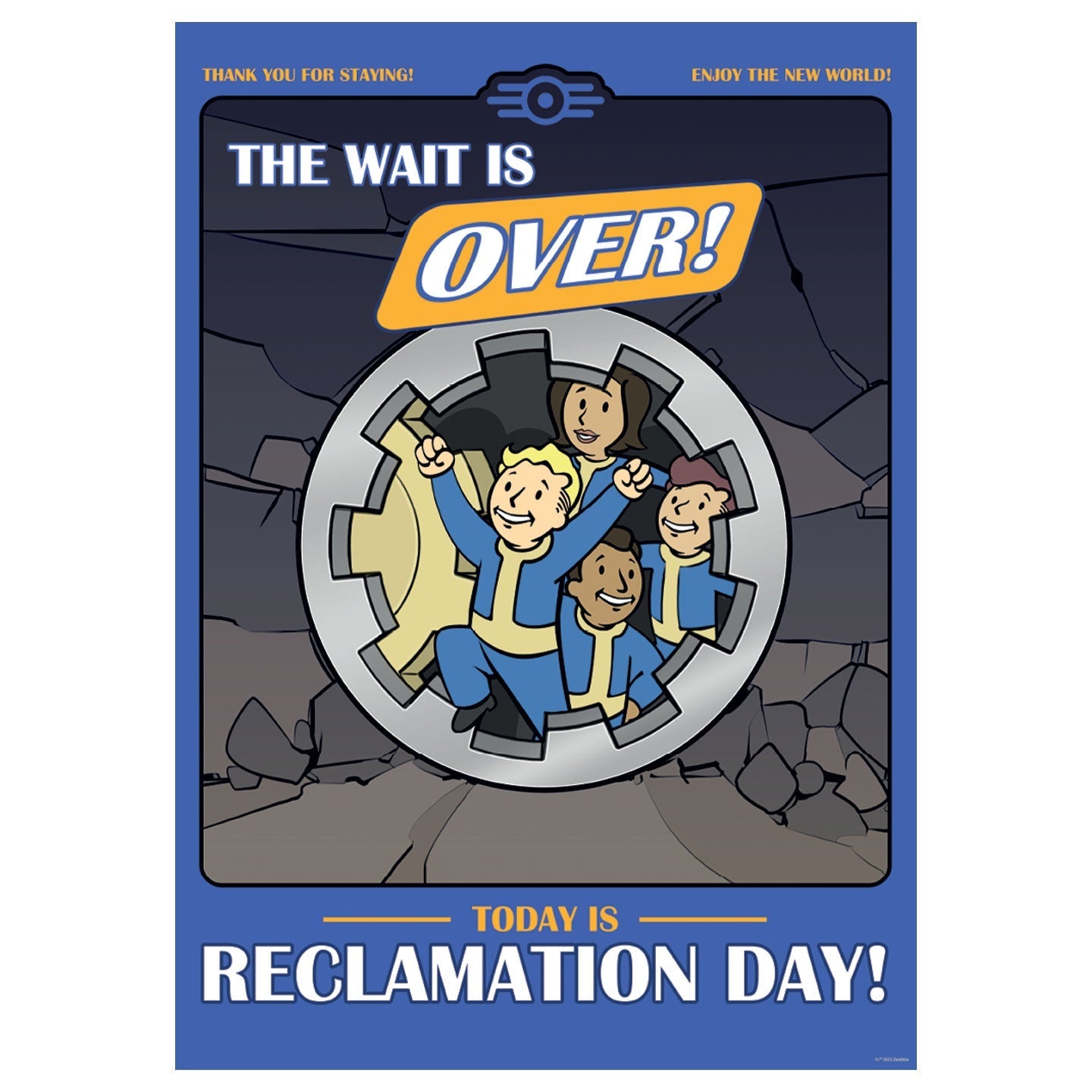 Affiche collector Fallout - Reclamation Day A3