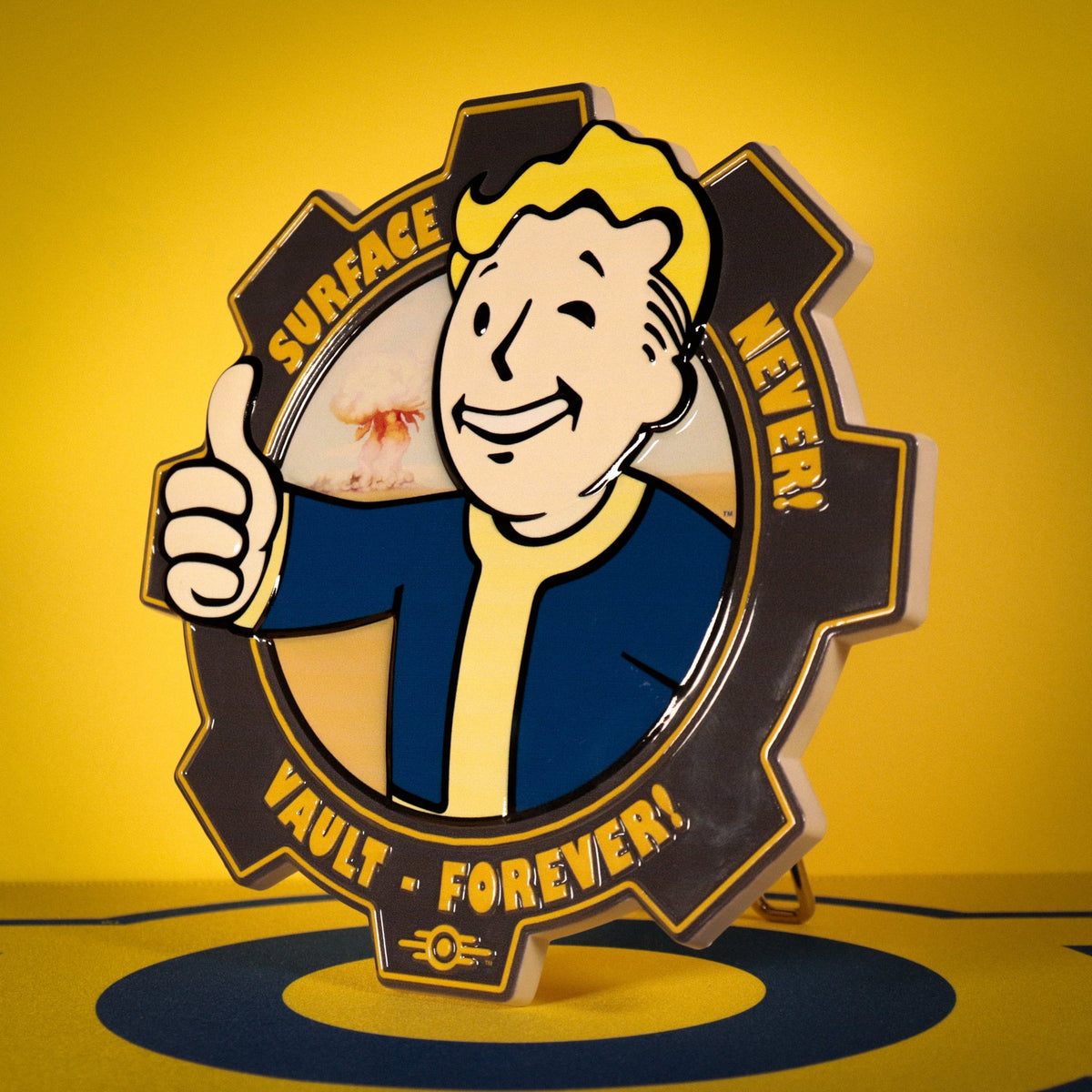 Plaque résine Fallout - Vault Boy